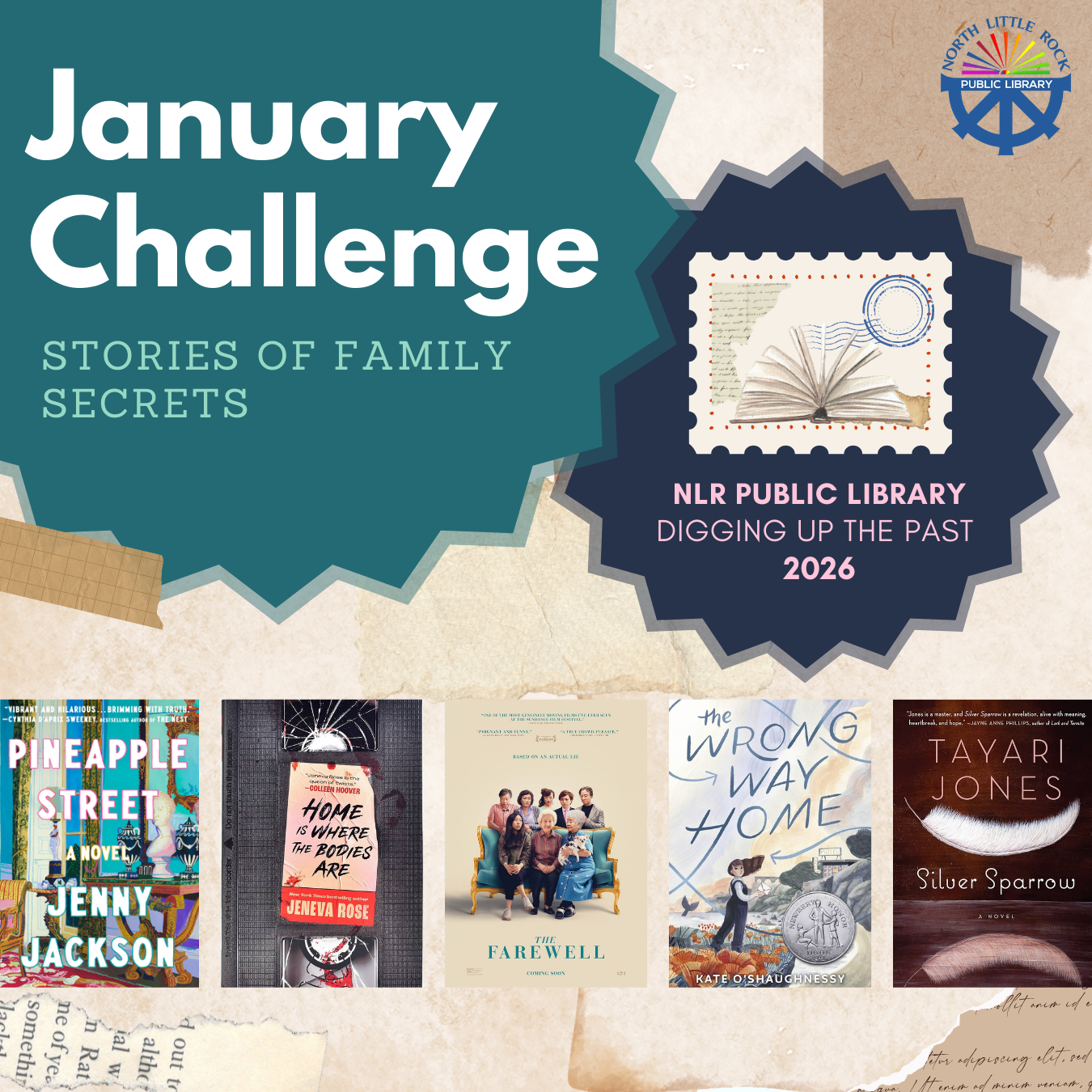 January Reading Challenge: Stories of Family Secrets – NLRPLS