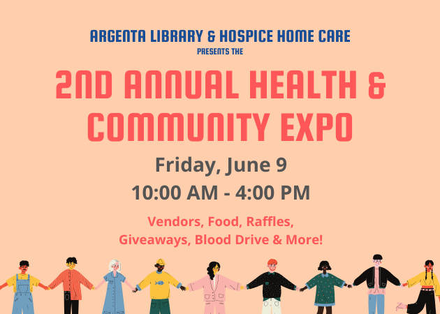 Join Us at the 2nd Annual Health and Community Expo at Argenta Library!