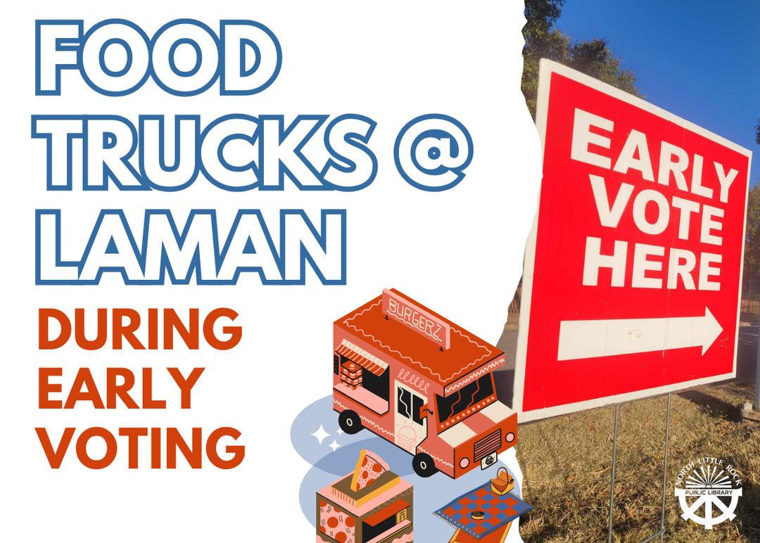 Food Trucks at Laman Library During Early Voting
