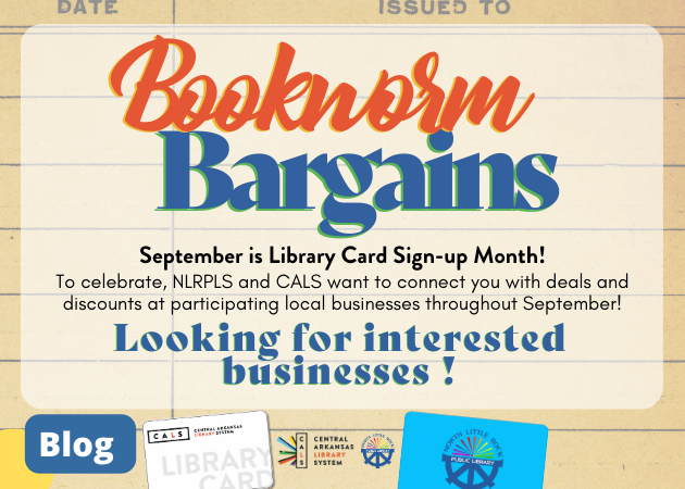 Offer Bookworm Bargains for Library Card Sign-Up Month at Your Business