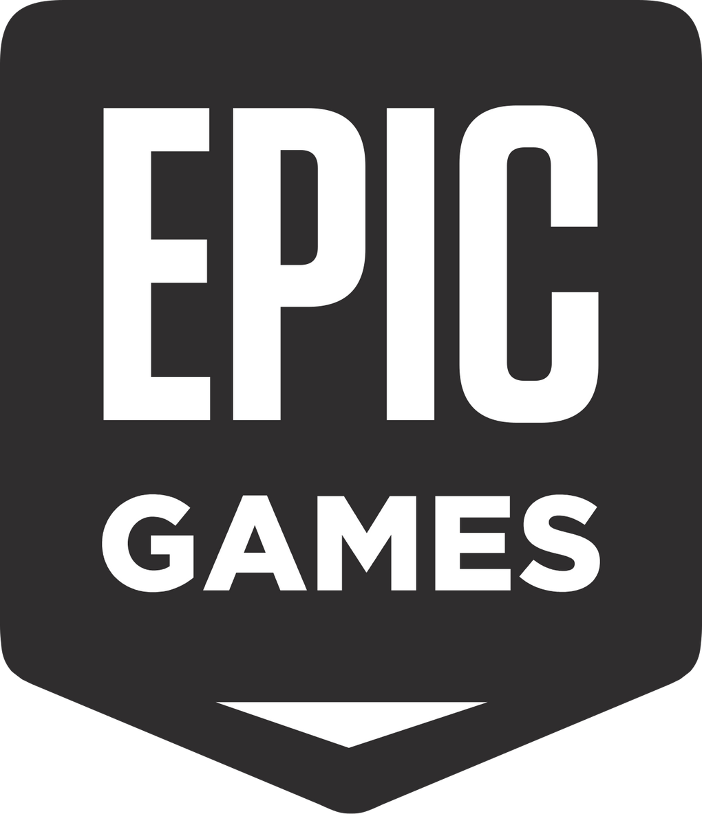 Epic Games logo.