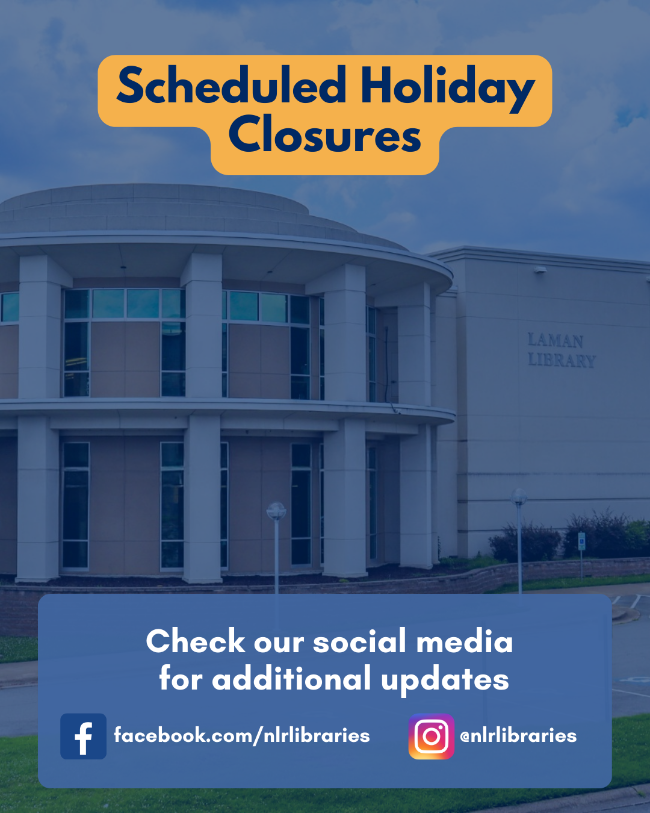 William F. Laman Public Library Hours and Services | North Little Rock ...