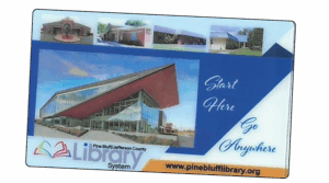 Pine Bluff/Jefferson County Library System library card