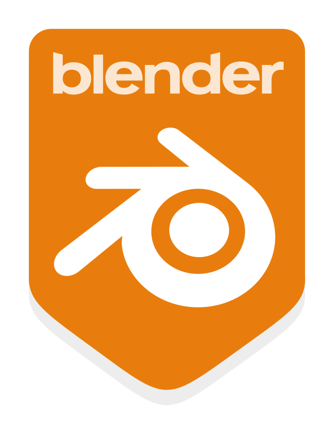 Blender logo.